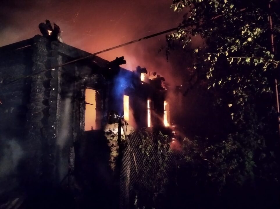 В результате пожара под Пензой погиб человек