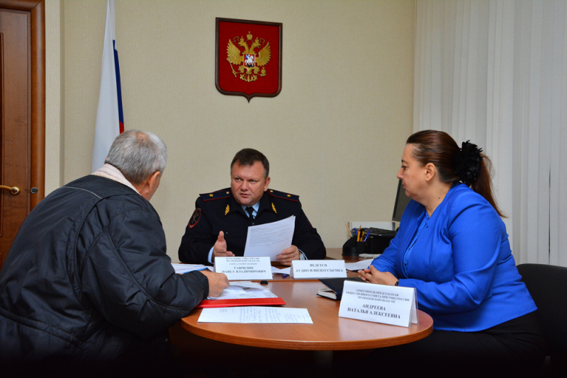 Начальник УМВД России по Пензенской области Павел Гаврилин провел приём граждан
