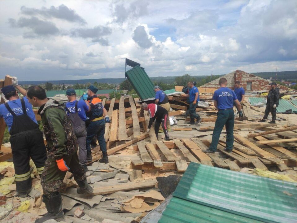 В Никольске Пензенской области после урагана ввели режим ЧС