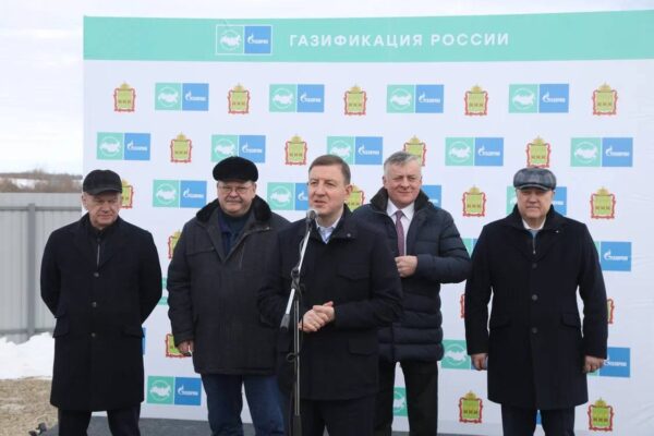 Под Пензой Турчак и Мельниченко приняли участие в церемонии пуска газа